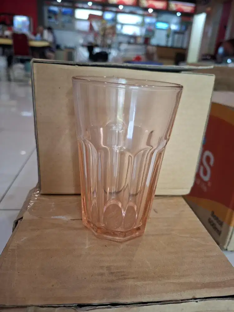 Gelas Minum Beling Baru, diameter 9cm, tinggi 14cm
