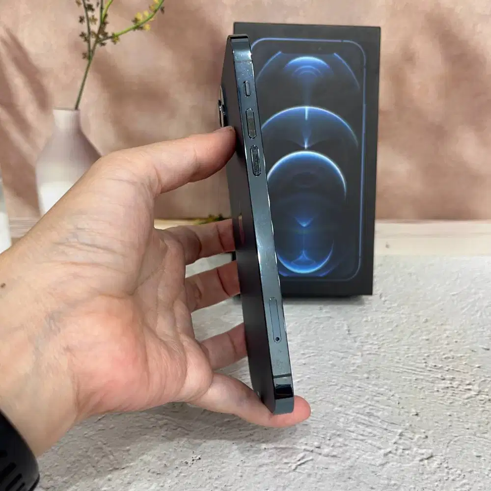 iPhone 12 Pro 128GB Pacific Blue Garansi iBox Fullset