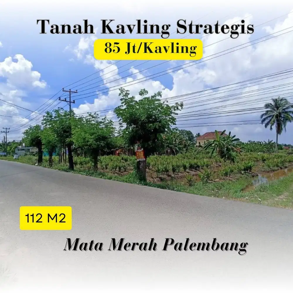 jual tanah kavling palembang