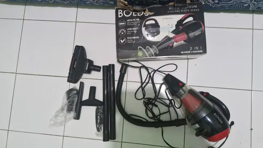 BOLDe Super Hoover Cyclone Black Series Blower & Vacuum Cleaner