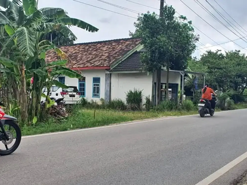 Tanah kavling mata merah palembang pinggir jalan