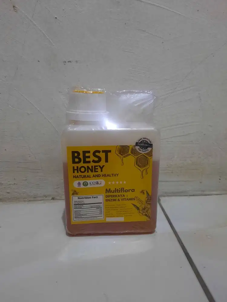 Best Honey Madu Multiflora Original 500gr / Madu Murni Asli