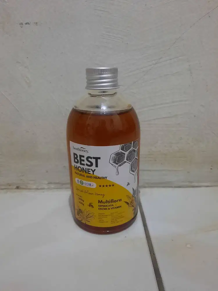 Best Honey Madu Multiflora Original 350gr / Madu Asli  Madu Murni Asli