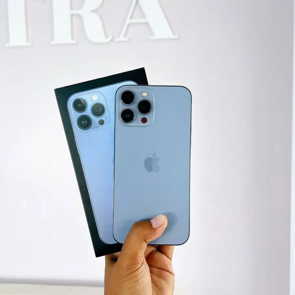 iPhone 13 ProMax 256Gb Blue Imei Permanen Bebas Kartu