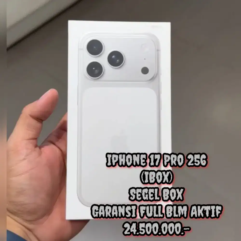 Iphone 17 Pro 256 (iBox) Segel Box