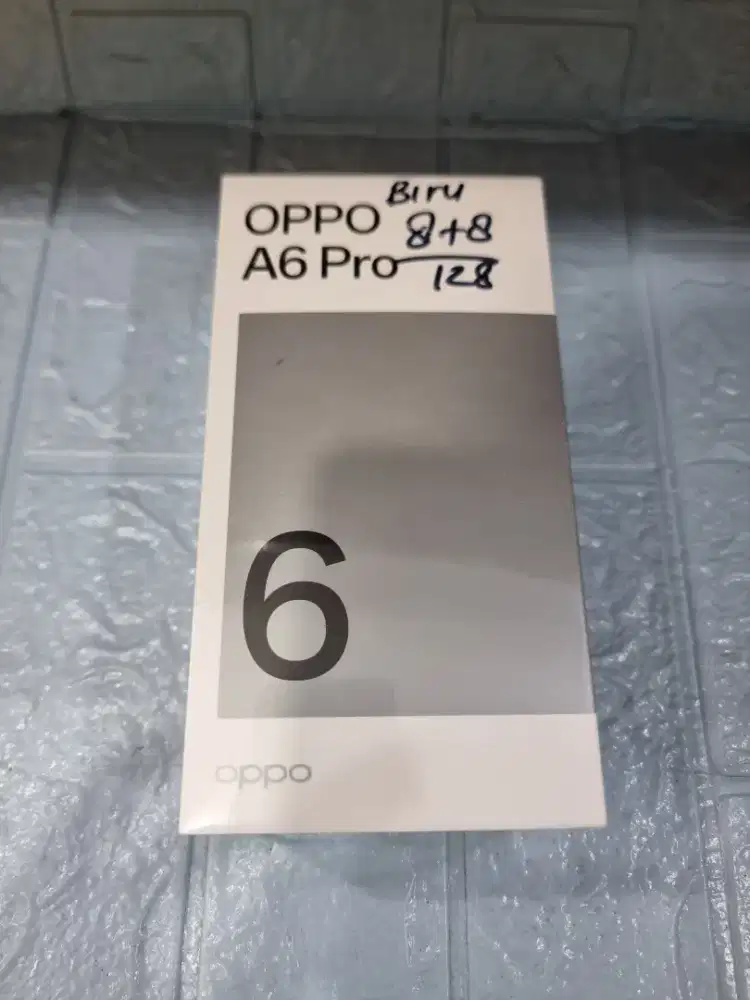 OPPO A6 PRO 8+8/128  BARU SEGEL GARANSI RESMI