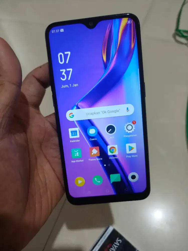 Oppo a12 64gb black hape charger