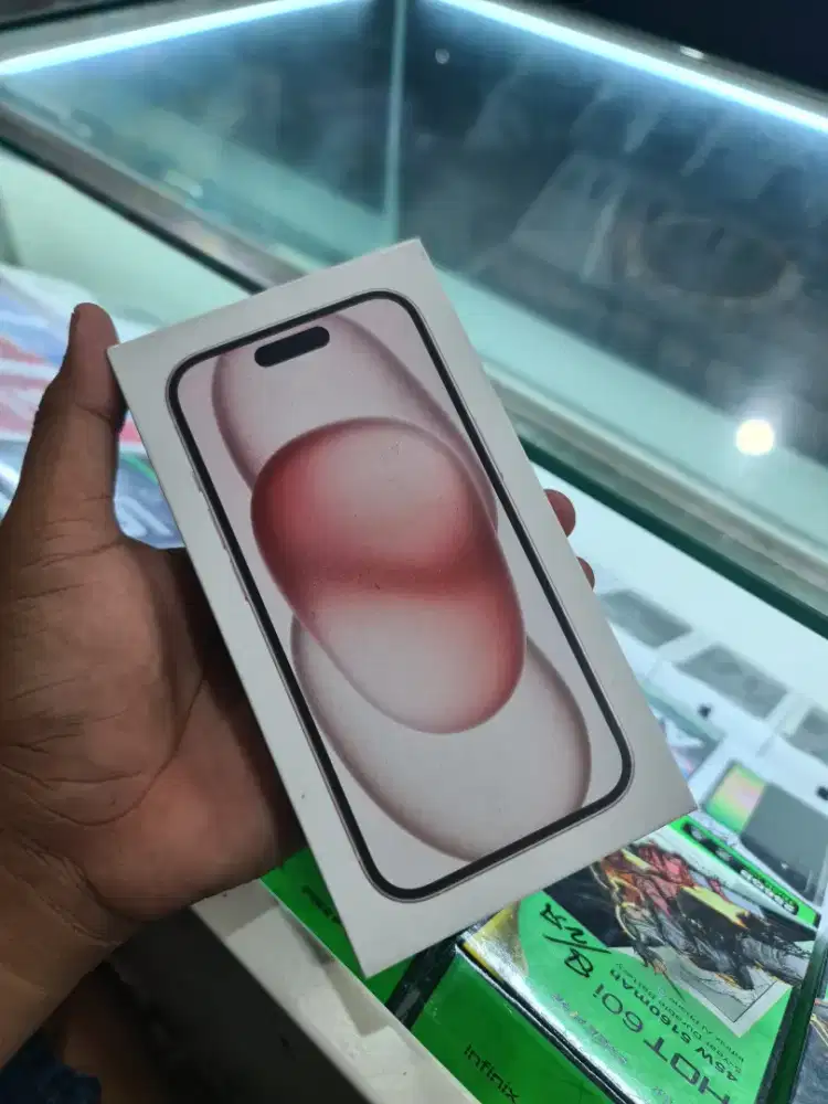 New iphone 15 128gb ibox garansi resmi 1 tahun