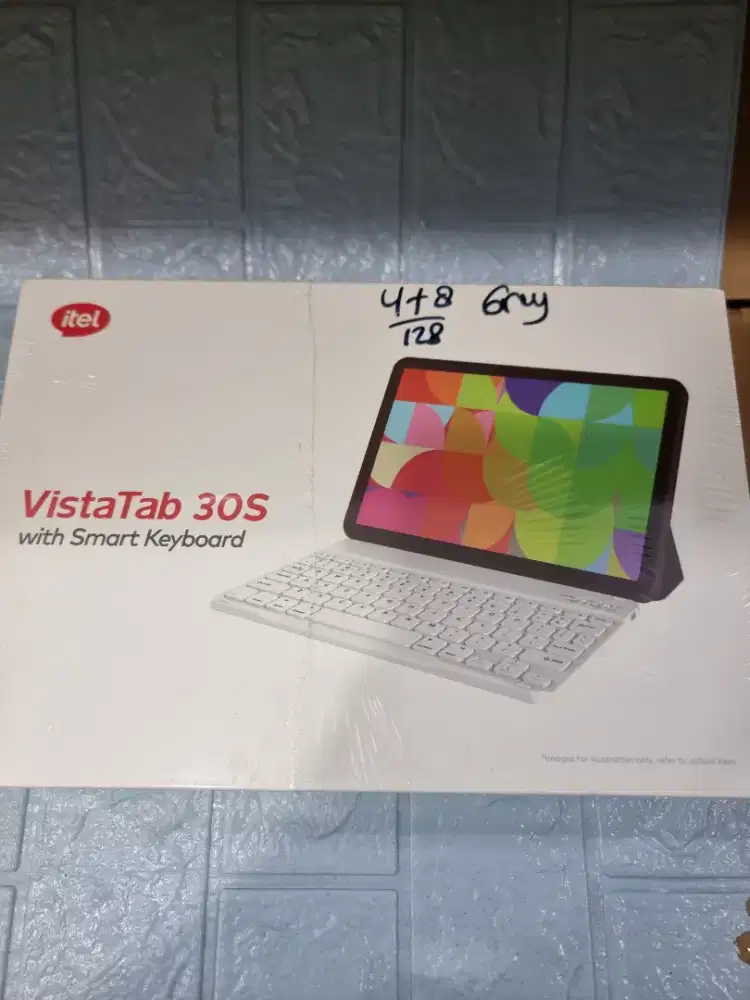 TAB/TABLET ITEL VISTA 30S +FLIP CASE KEYBOARD BARU GARANSI RESM