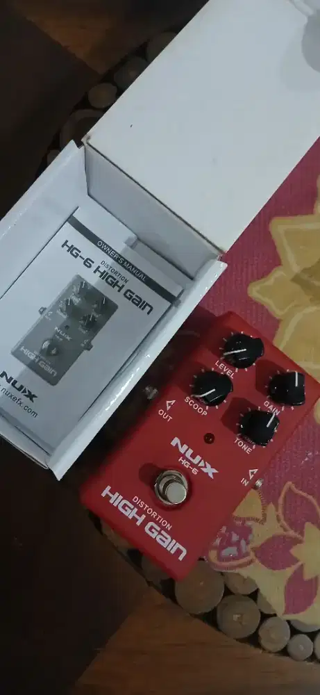 Obrall !!efek NUX HI GAIN pedal gitar