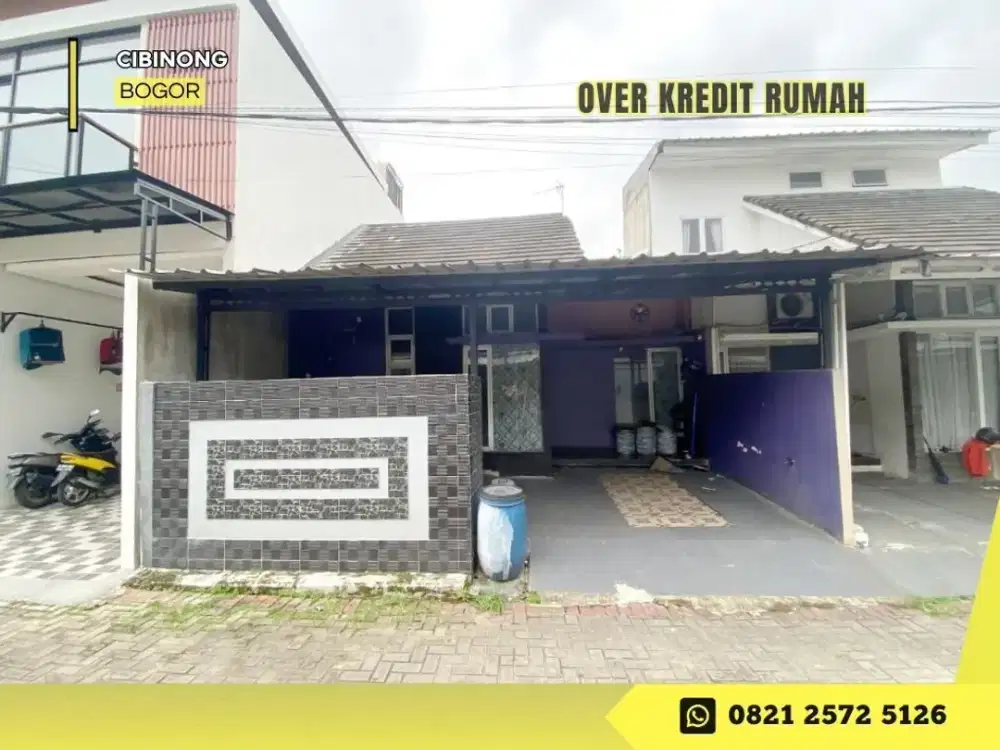 Jual Over Kredit Rumah 83JT di Cibinong Green Park Bogor dkt Stasiun