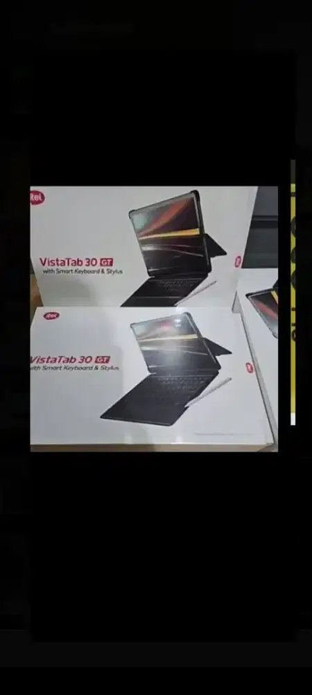 Tablet itel vista tab 30 GT bonus flipcase keyboard stylus pen