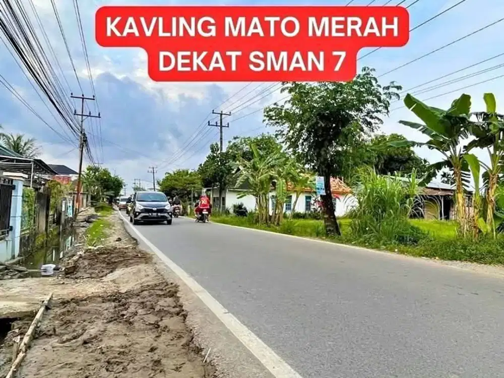 TANAH STRATEGIS PINGGIR JALAN MATA MERAH PALEMBANG