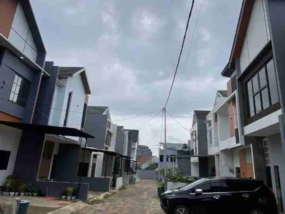 Rumah Baru Cluster di Cikunir Jakamulya kota Bekasi, Bisa KPR (Akses 2 Mobil) dekat Tol,LRT