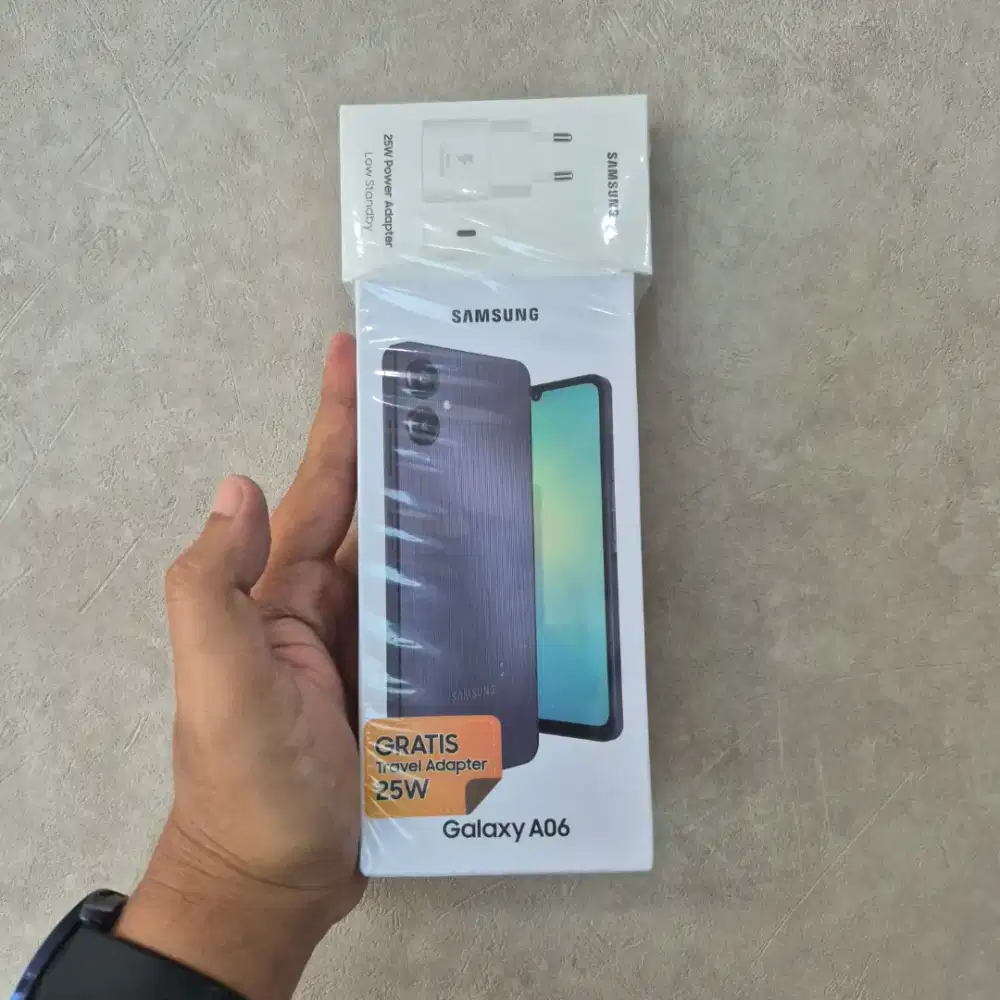 Termurah!!! Samsung A06 6/128GB garansi resmi 1 tahun