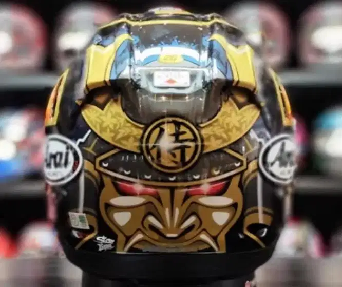 Jual Helm ARAI Rx7x Pedrosa Spirit Gold Samurai