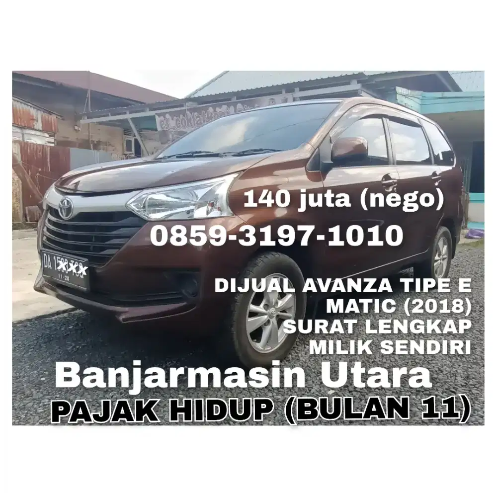 Avanza matic 2018