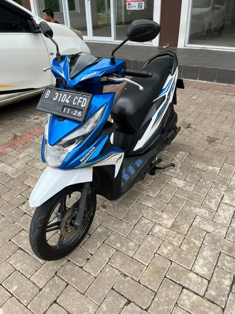 Beat Eco Cbs Iss Biru putih