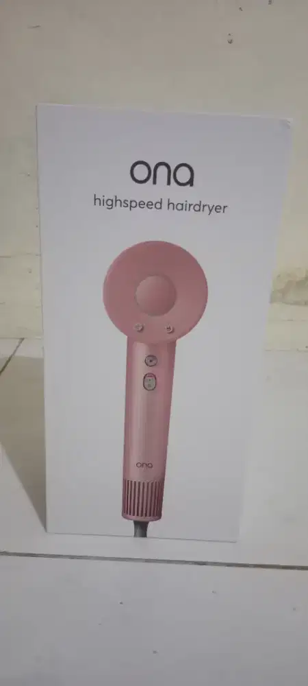 Hairdryer ona HD-01-PINK Kondisi segel kerdus terbuka