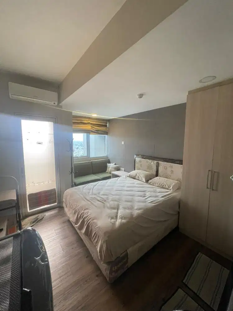 Apartemen pakubuwono terrace tipe studio harga murah interior lengkap