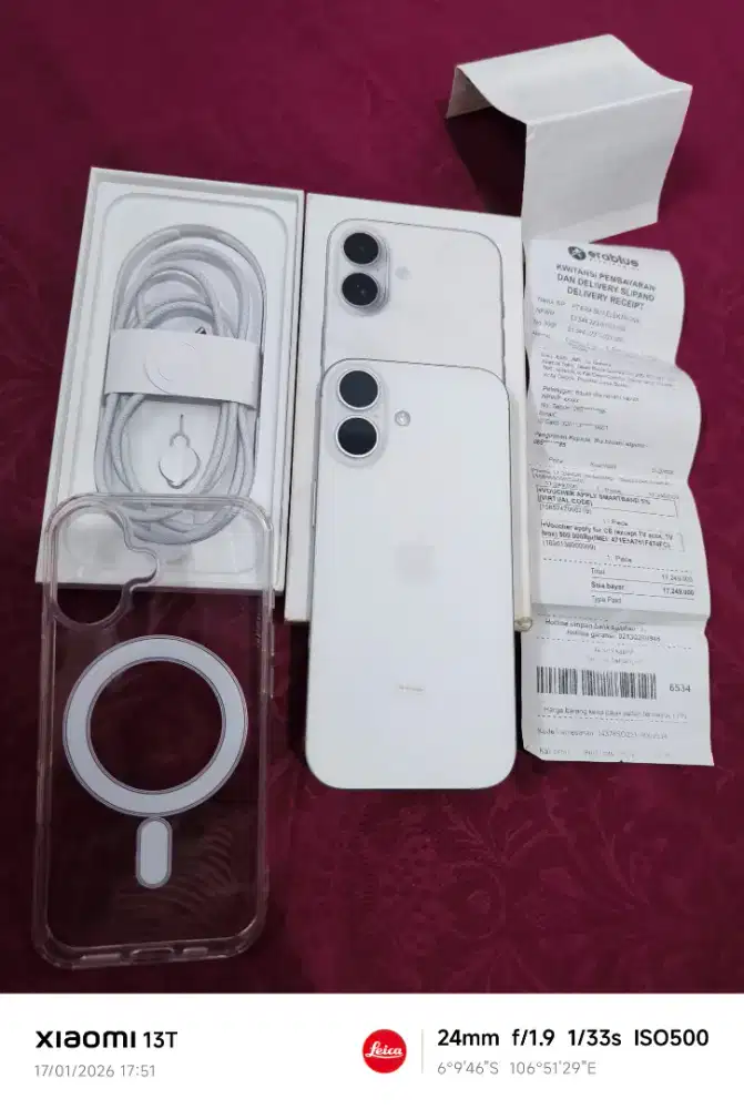 IPHONE 17 256GB RESMI IBOX FULL ORI MULUS 99% LIKE NEW
BH 100%