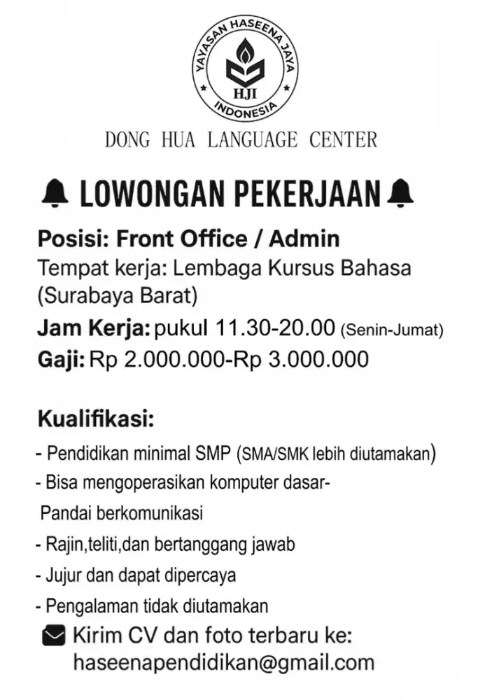 Front Office / Admin