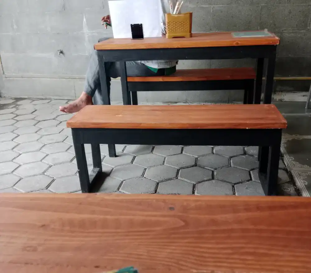 Meja kursi kayu jati belanda