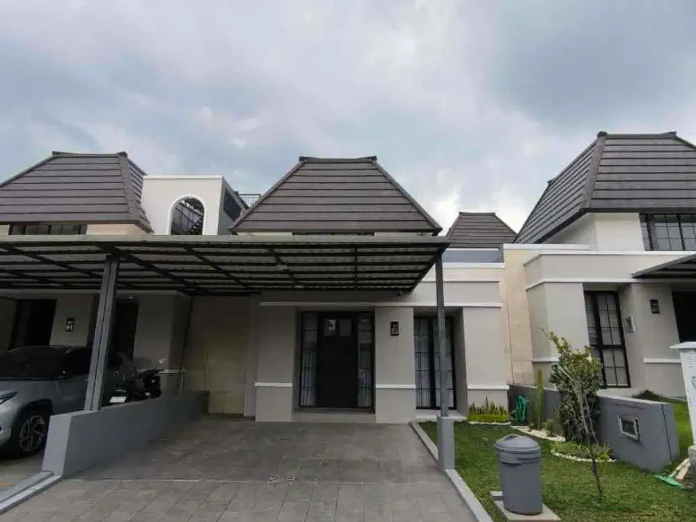 rumah full furnished mewah elektronik lengkap tinggal bawa koper citraland tidar malang