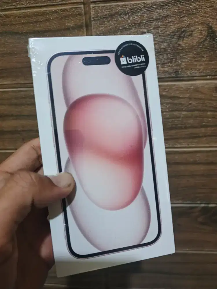 Iphone 15 baru 128gb pink garansi resmi