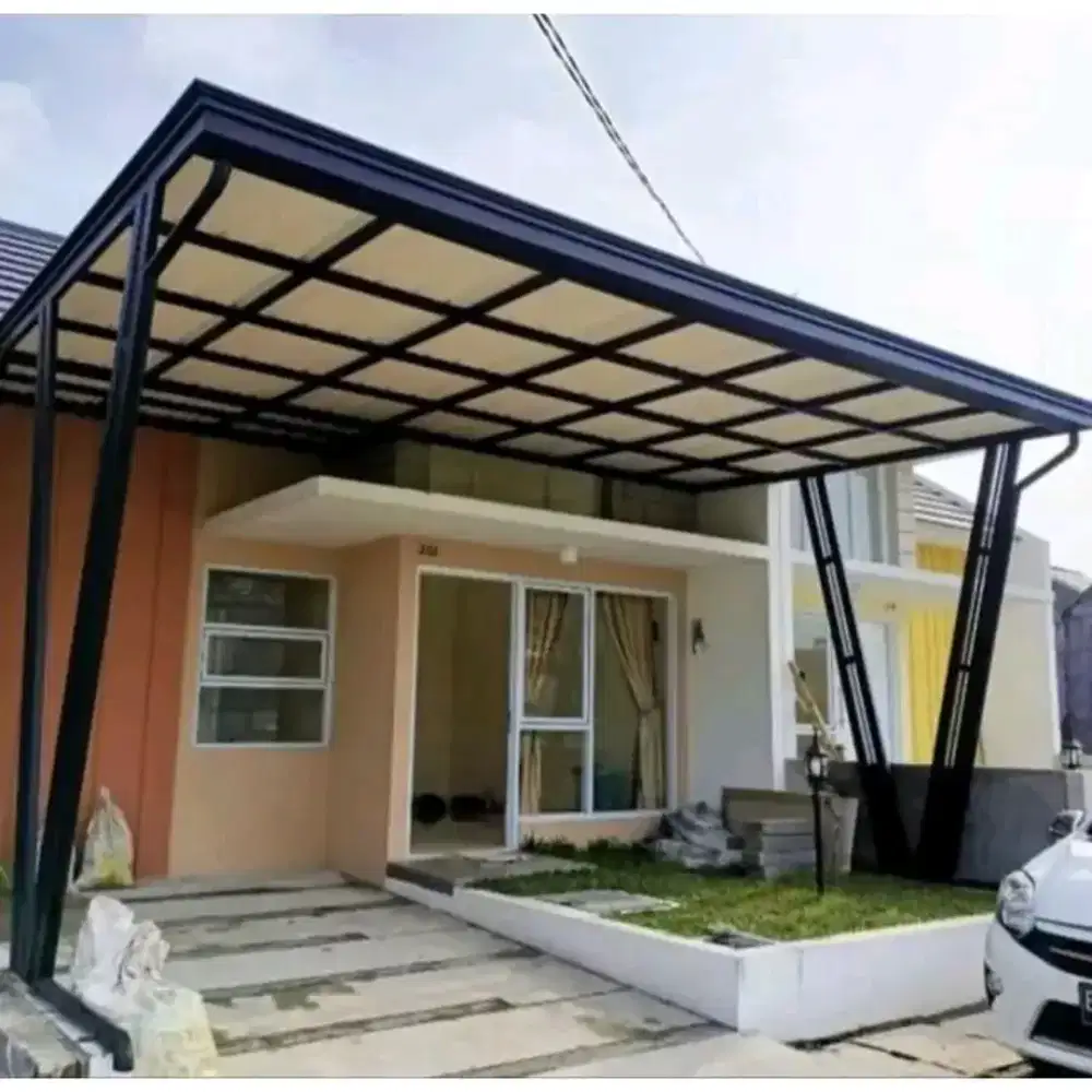 Canopy alderon atap singel dan dobell