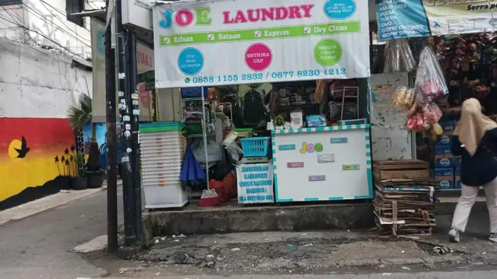Dicari karyawati laundry berpengalaman setrika uap sekitar kebonkacang
