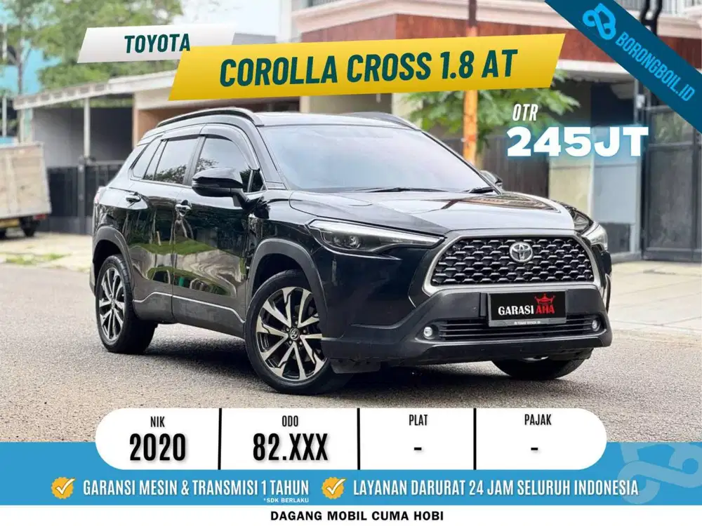 Corolla cross 1.8 at 2020 Hitam
