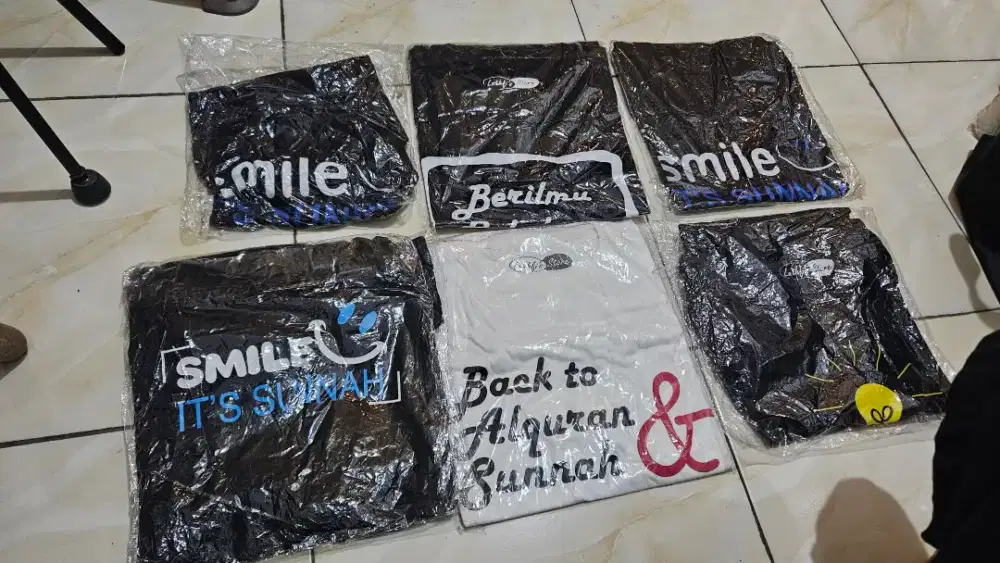 Baju kaos islami (satuan/obral)