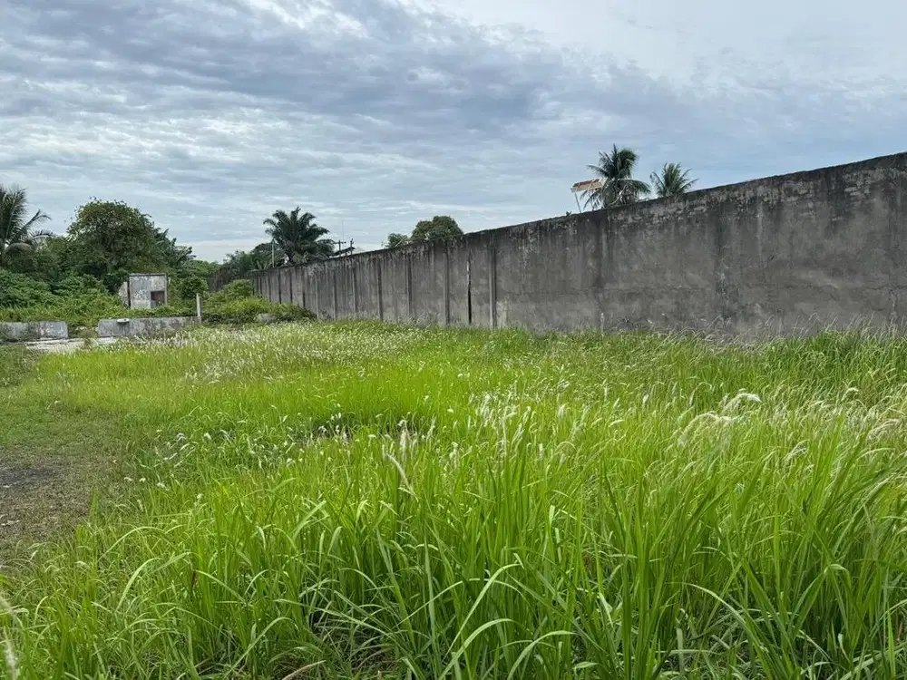 Tanah luas 1853 m2 di pinggir jalan besar Medan-Binjai