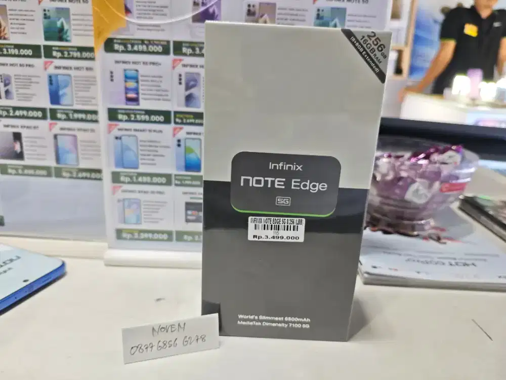 INFINIX NOTE EDGE 5G RAM 8/256GB ATLANTIS DAHSYAT