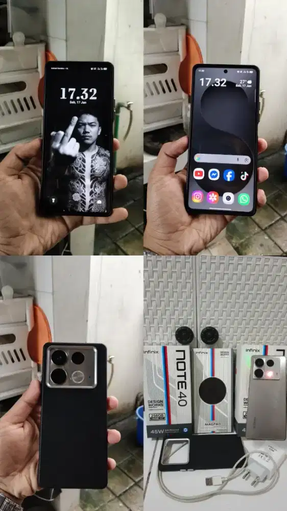 INFINIX NOTE 40 BMW FULLSET MAU TT BAWAH AJA