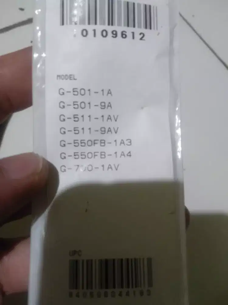 Strap rubber original G-Shock G series