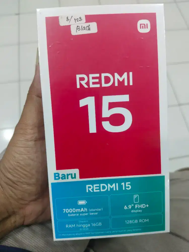 Jual new redmi 15 8/128