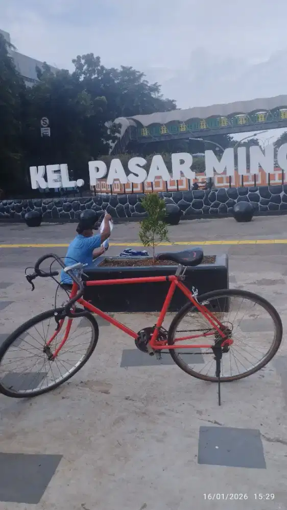 Sepeda balap vintage, klasik, jadul ukuran 27