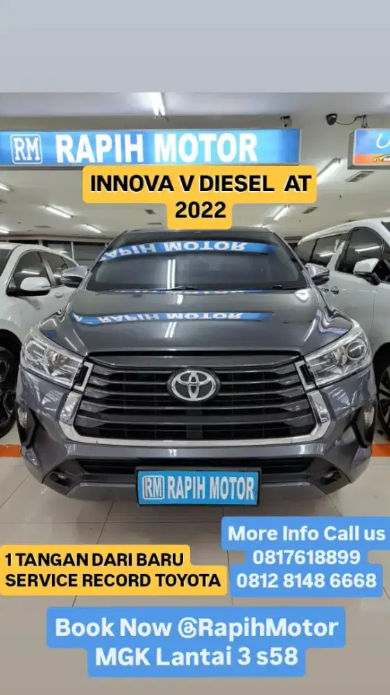 Innova V diesel 2022 AT 1tangan dr baru