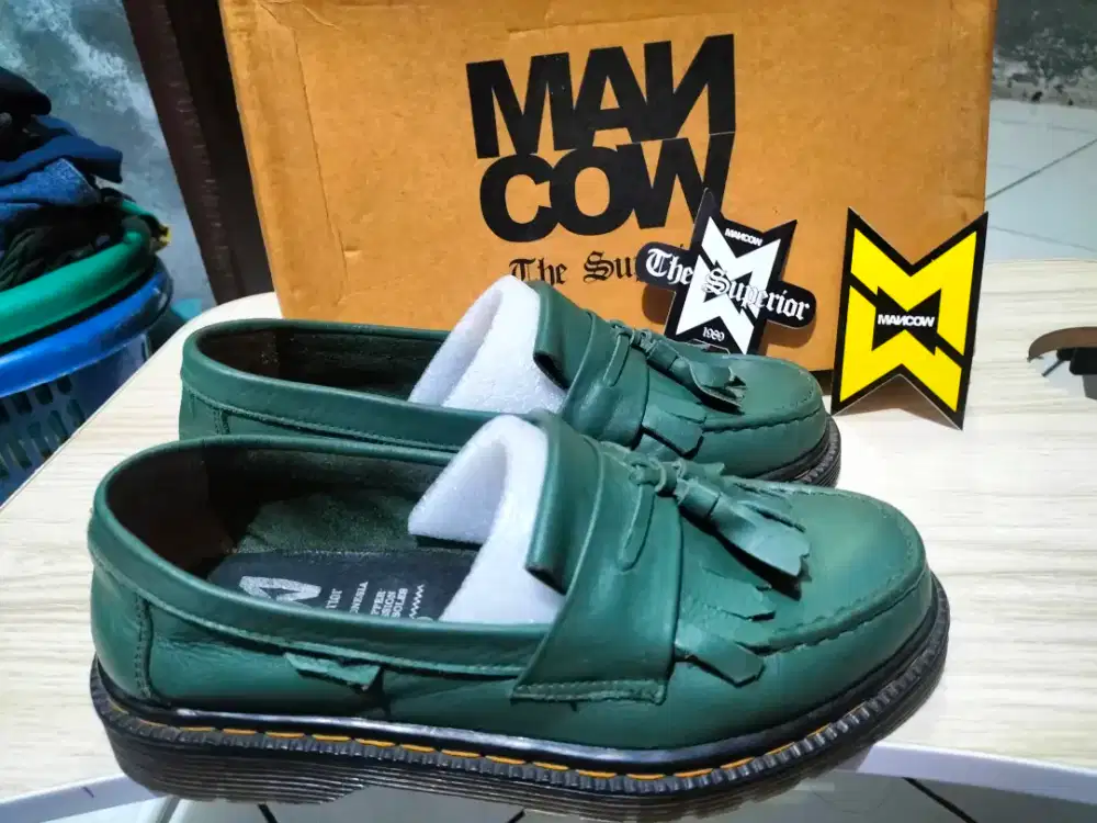 Mancow Loafer Shoes Shade Green size 38