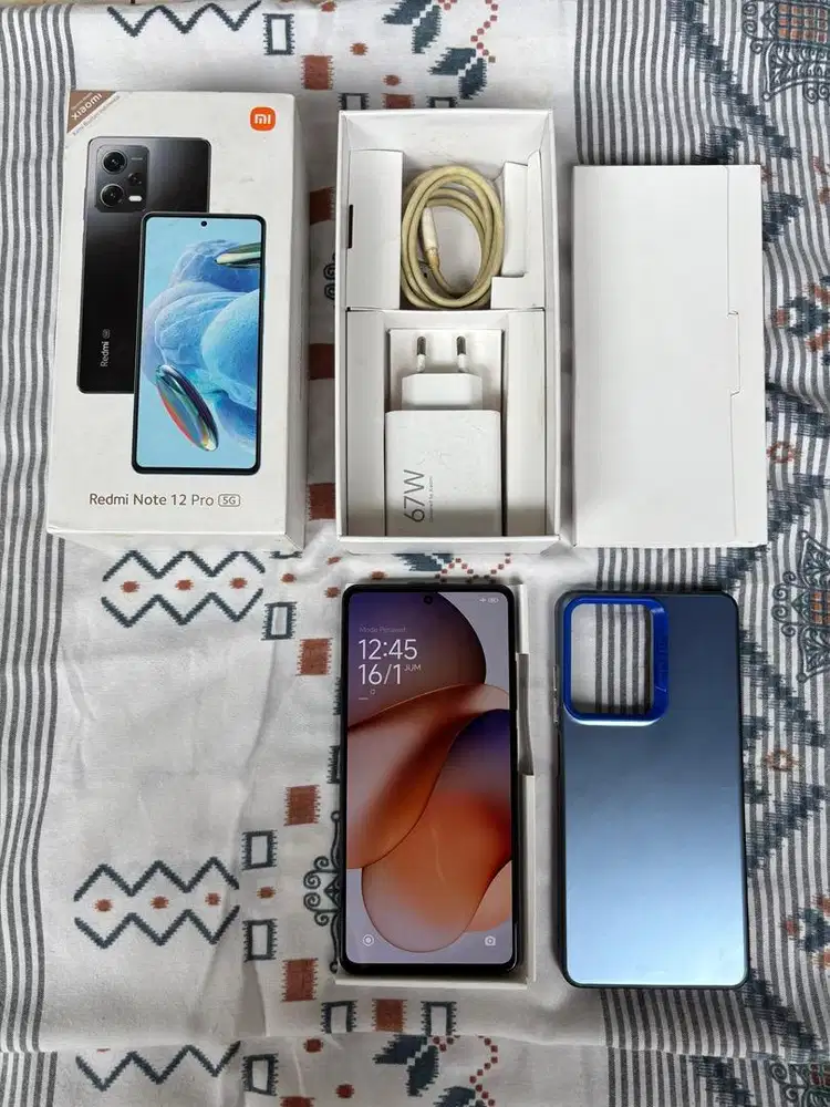 Redmi Note 12 Pro 5g 8/256gb fullset Like New 99,9%