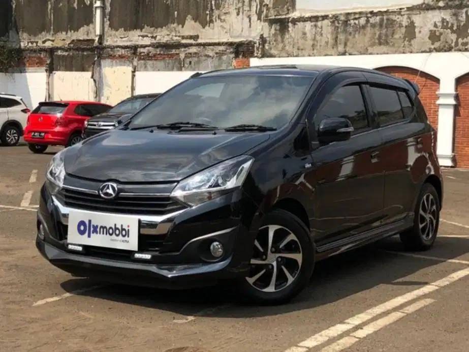 TDP 6,JT Daihatsu Ayla 1.2 R Bensin-MT Hitam 2018