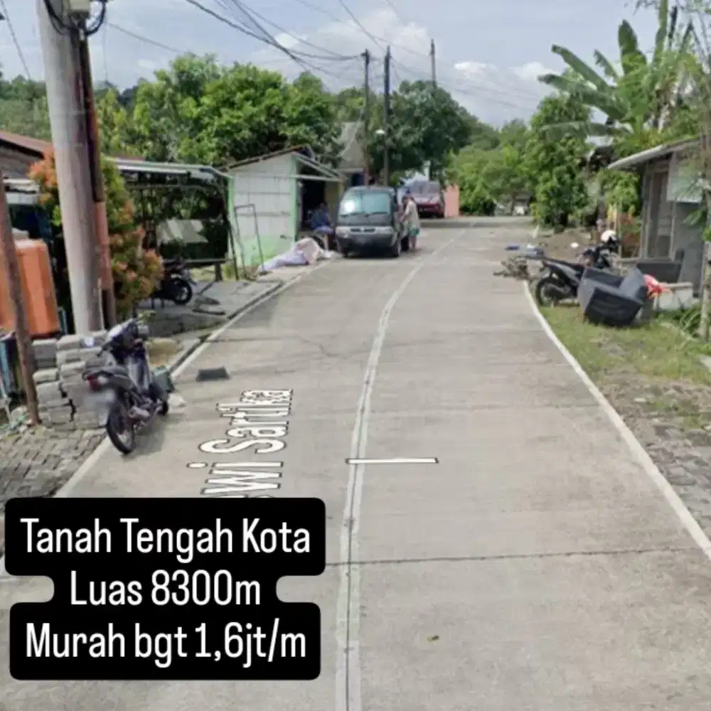 TANAH TENGAH KOTA MURAH LUAS di Semarang