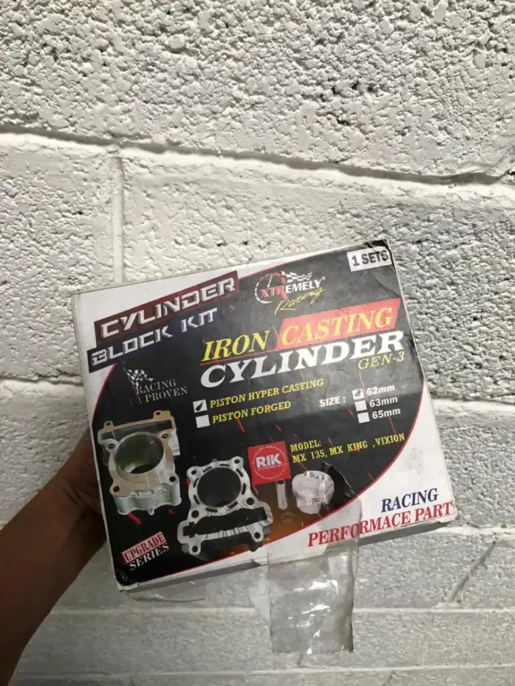 Blok set piston Jupiter MX 135 62mm merk XTR