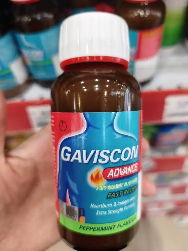 GavisconAdvance Liquid 150ml Peppermint Fast Relief Exp 2027
