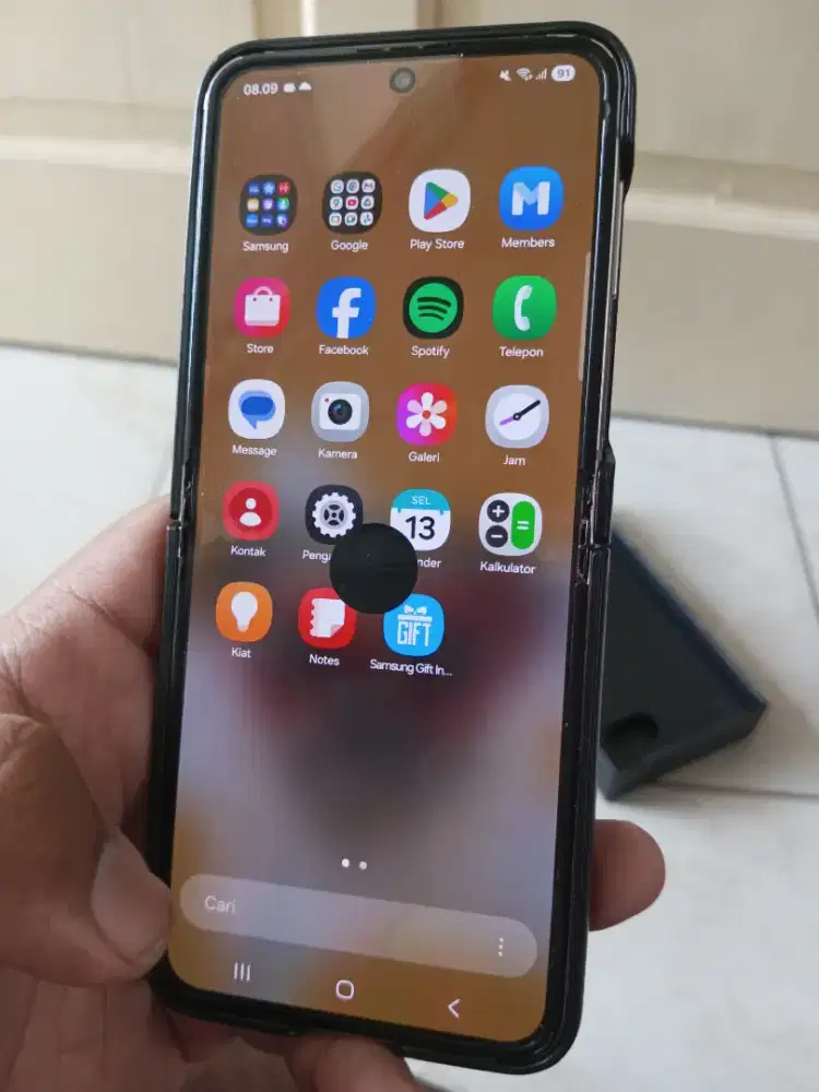 Flagship Samsung Z Flip 5 ex Sein Ram 8/256 Snapdragon Minus Tompel