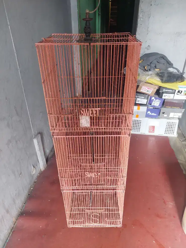 Kandang kotak susun 3