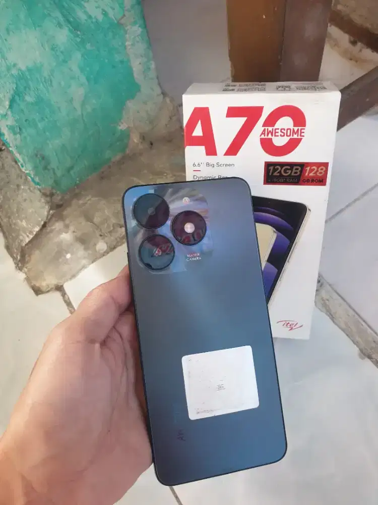 Itel A70 Ram 8(4+4)/128GB Nominus segel lengkap aman semua resmi