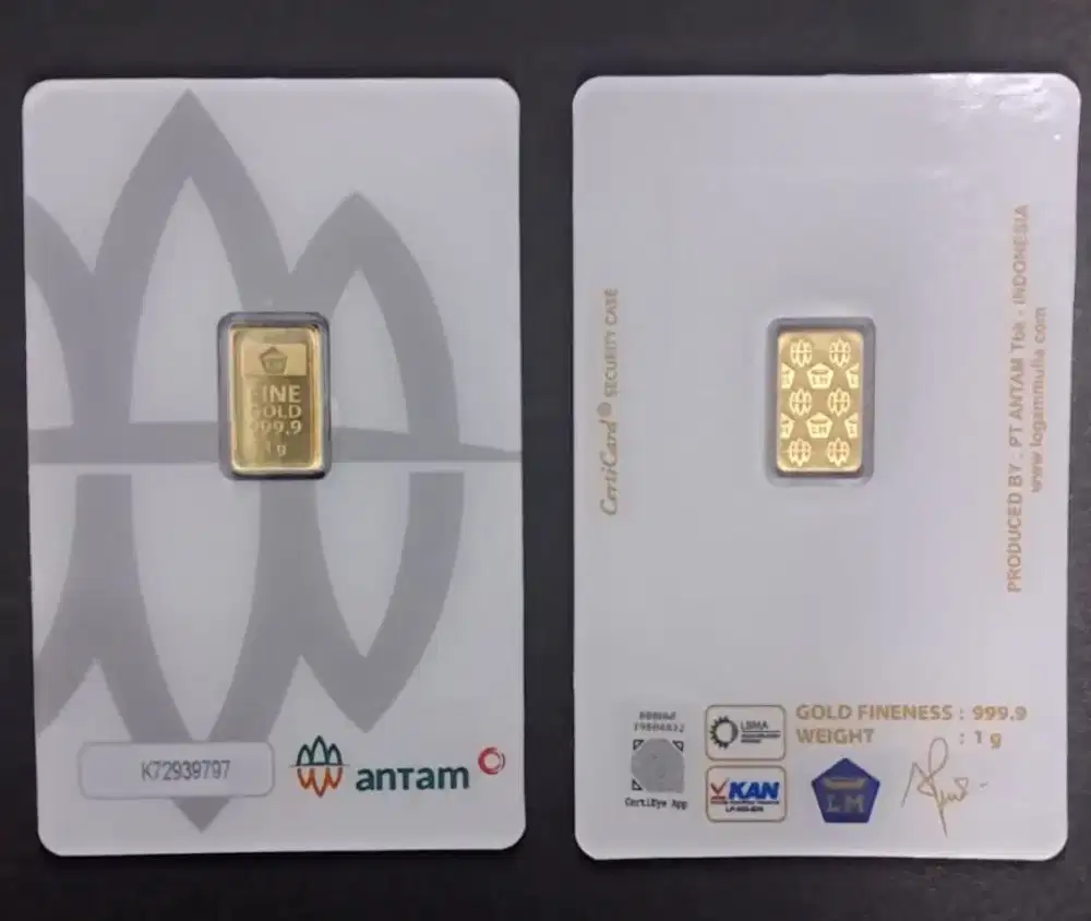 Logam Mulia Antam 1 gram